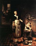 MAES, Nicolaes The Idle Servant oil